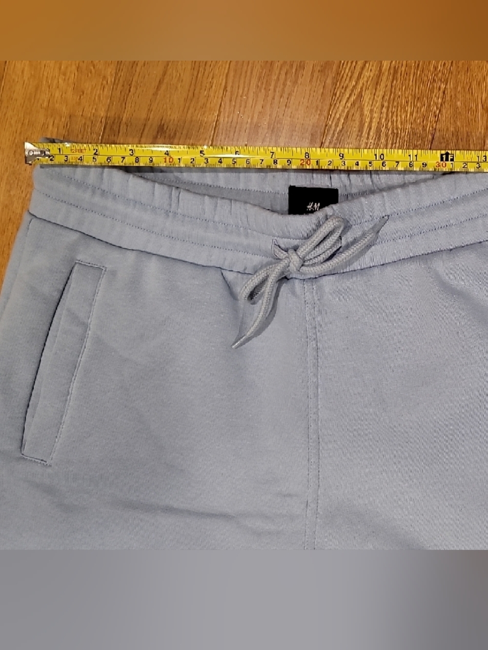 H&M Light Blue Athletic Drawstring Shorts - Picture 9 of 15
